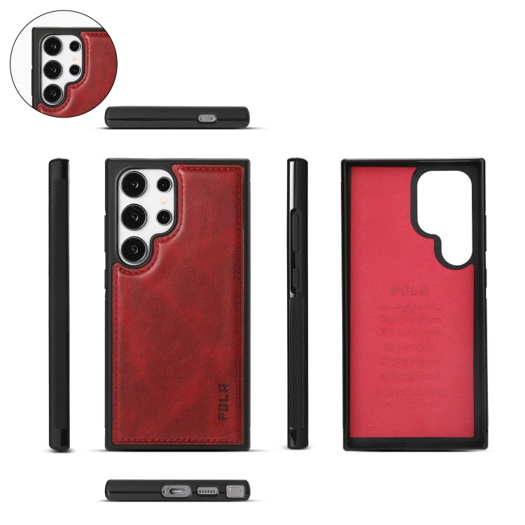 For Samsung Galaxy S24 5G Crossbody Multi-functional Zipper Wallet Leather Phone Case(Red)