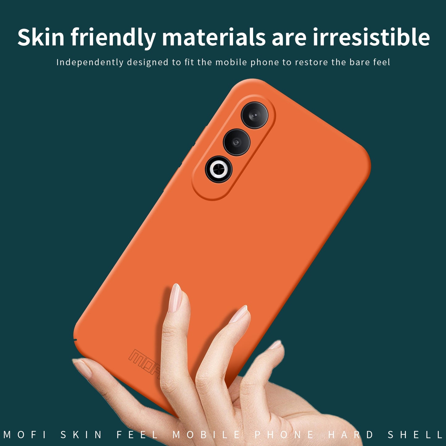 For OPPO K12 / OnePlus Nord CE4 MOFI Qin Series Skin Feel All-inclusive PC Phone Case(Pink)