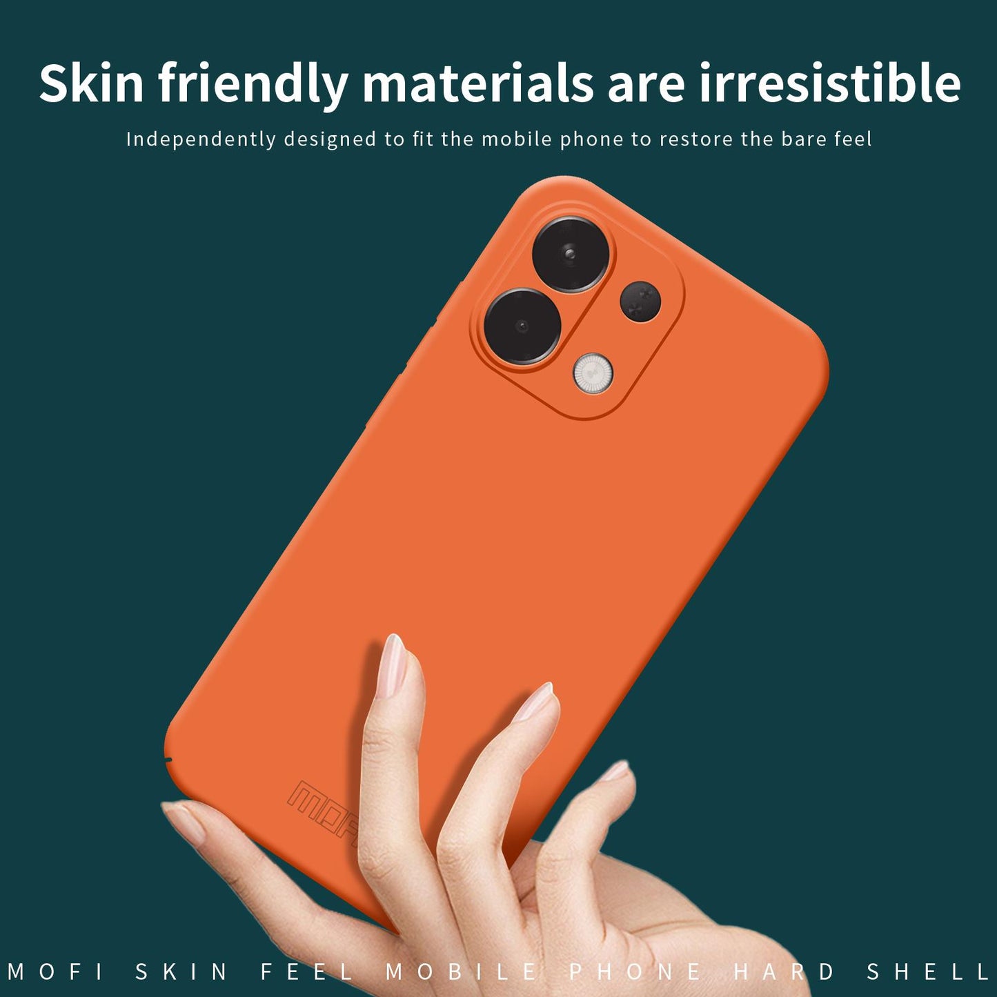 For OPPO K12s / K13 MOFI Qin Series Skin Feel All-inclusive PC Phone Case(Gray)