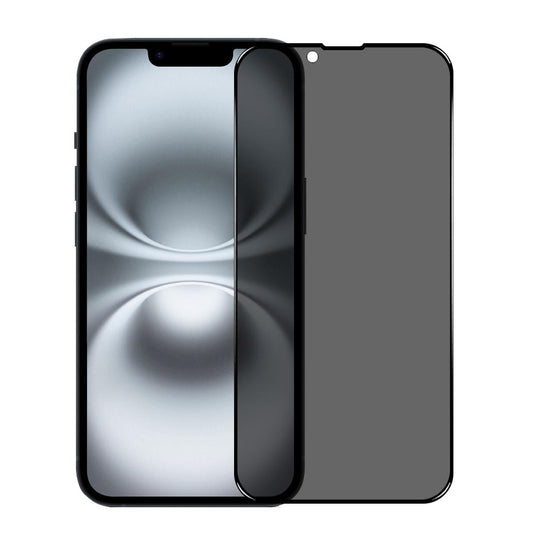 For iPhone 16e NORTHJO A++ 28 Degree Privacy Full Glue Silk Printing Tempered Glass Film