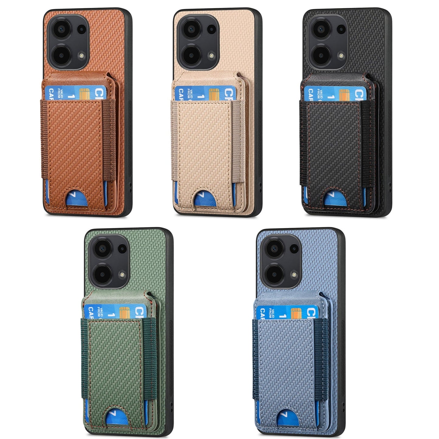 For Xiaomi 15 Pro Carbon Fiber Vertical Flip Wallet Stand Phone Case(Blue)
