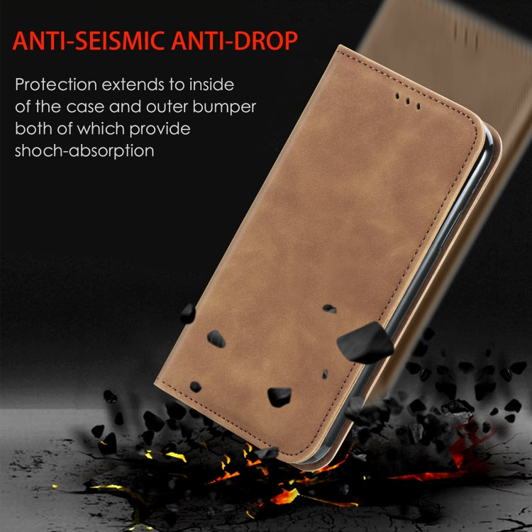 For Honor X9b Retro Skin Feel Magnetic Flip Leather Phone Case(Grey)
