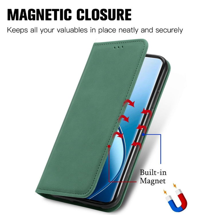 For Honor X9b Retro Skin Feel Magnetic Flip Leather Phone Case(Brown)