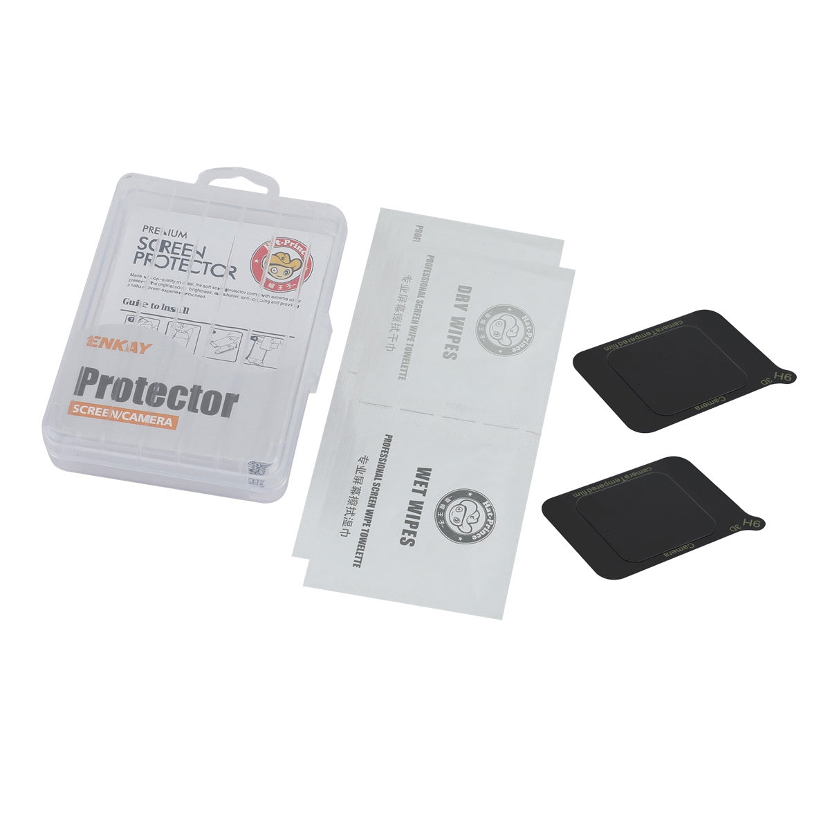 For Xiaomi 15 2pcs ENKAY Hat-Prince 9H Rear Camera Lens Tempered Glass Film(Transparent)