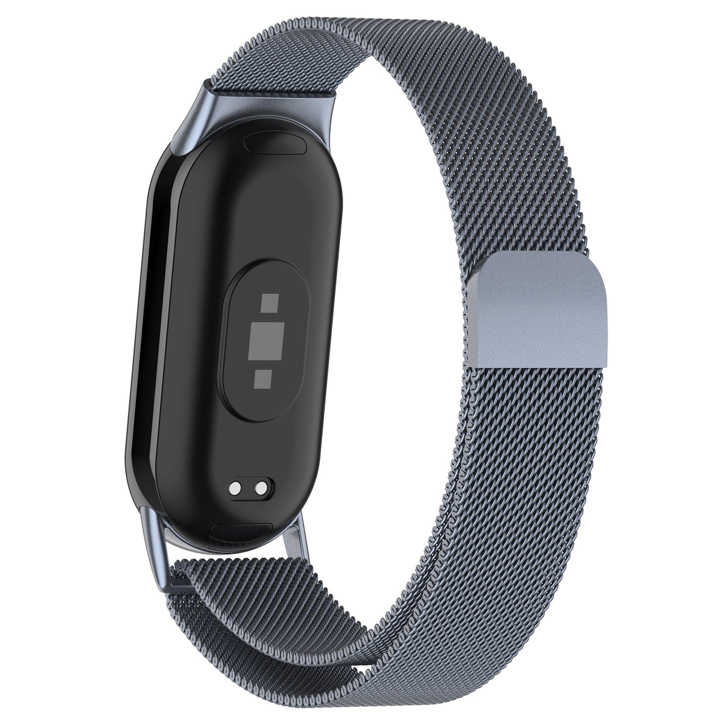 For Xiaomi Smart Band 10 / 9 / 8 Milan Magnetic Stainless Steel Watch Band(Gray)