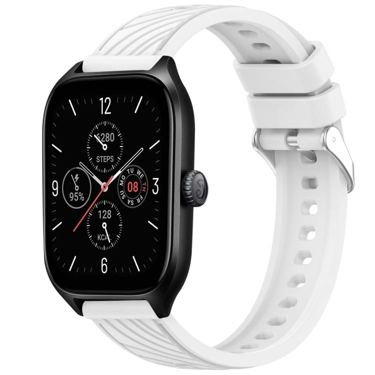 Stripe Texture 20mm Silicone Watch Band, For Amazfit GTR Mini, For Amazfit GTS 4
