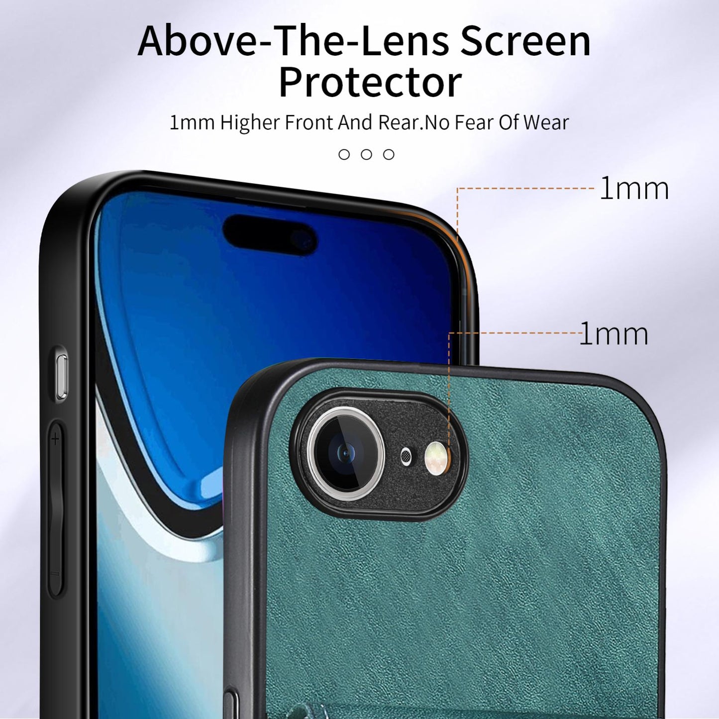 For iPhone 16e Retro Card Wallet Fold Leather Phone Case with Strap(Green)