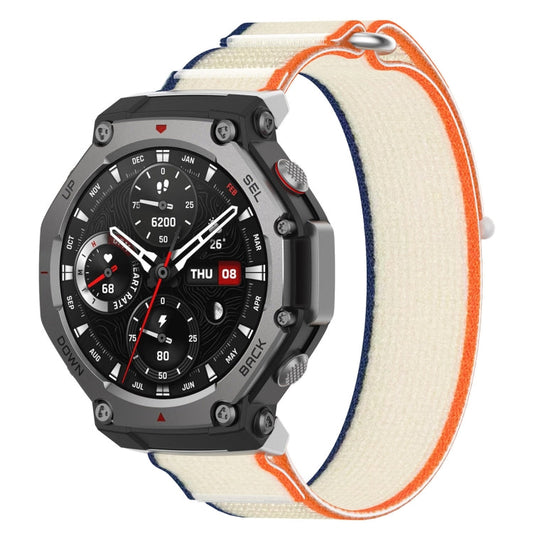 For Amazfit T-Rex 3 Two Tone Nylon Hook and Loop Fastener Watch Band