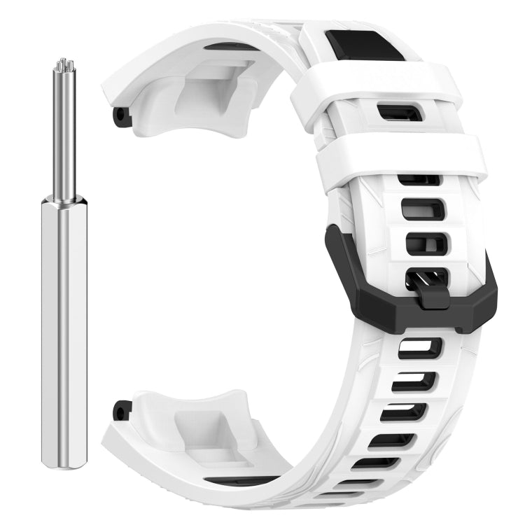 Two Tone Needle Buckle Silicone Watch Band, For Amazfit T-Rex 3