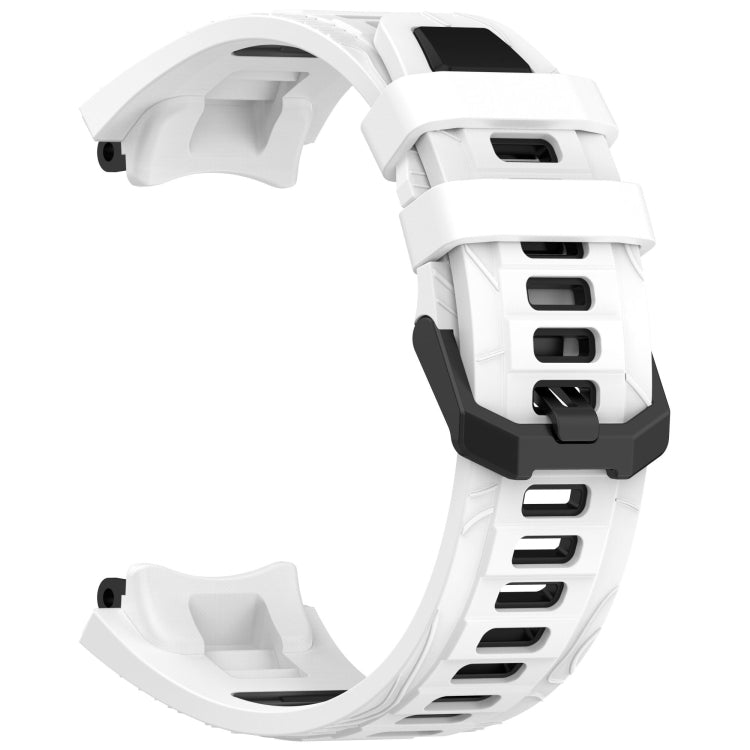 Two Tone Needle Buckle Silicone Watch Band, For Amazfit T-Rex 3