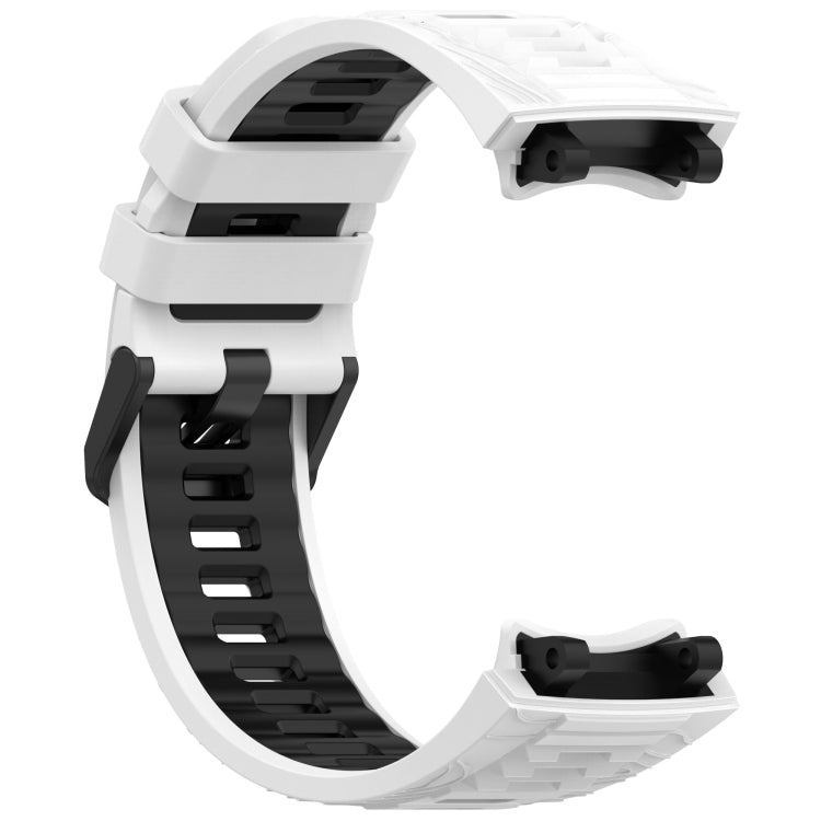 Two Tone Needle Buckle Silicone Watch Band, For Amazfit T-Rex 3