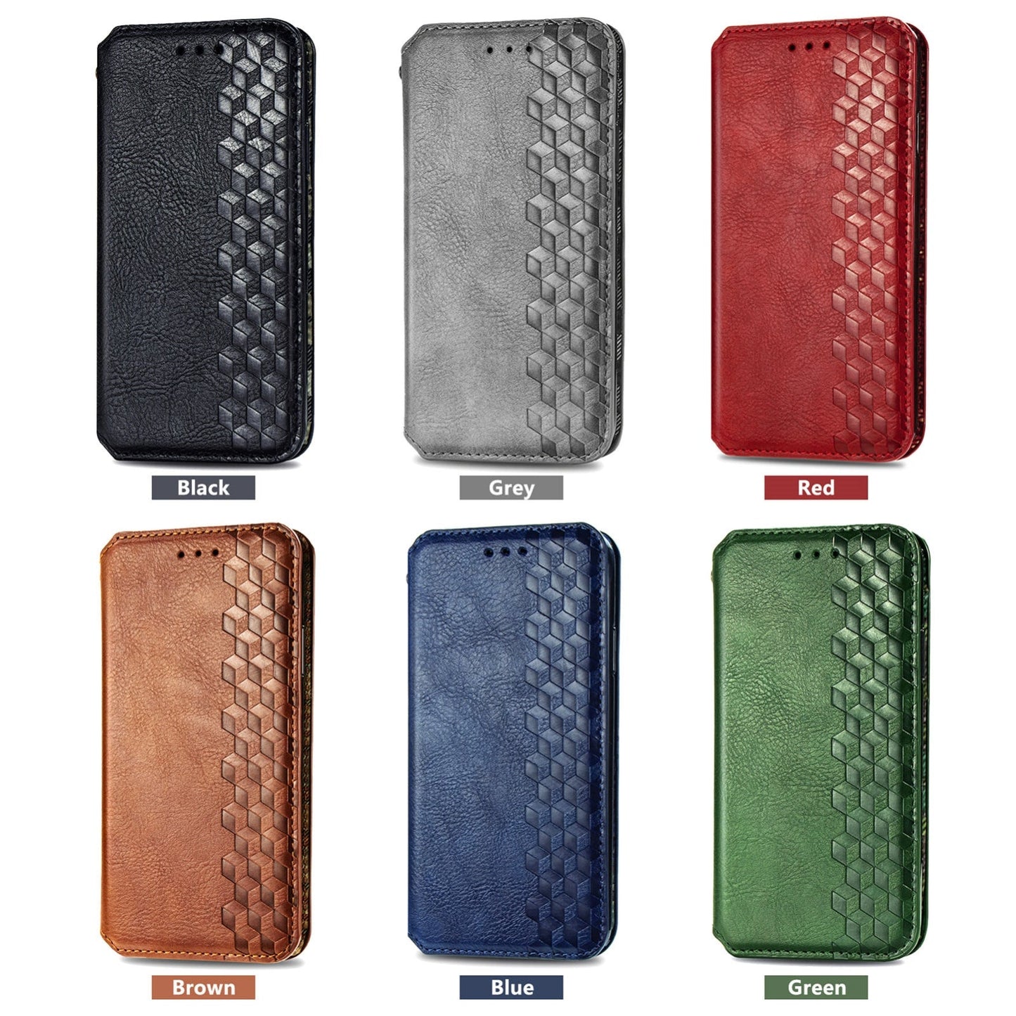 For Xiaomi 15 Pro Cubic Grid Pressed Magnetic Leather Phone Case(Blue)
