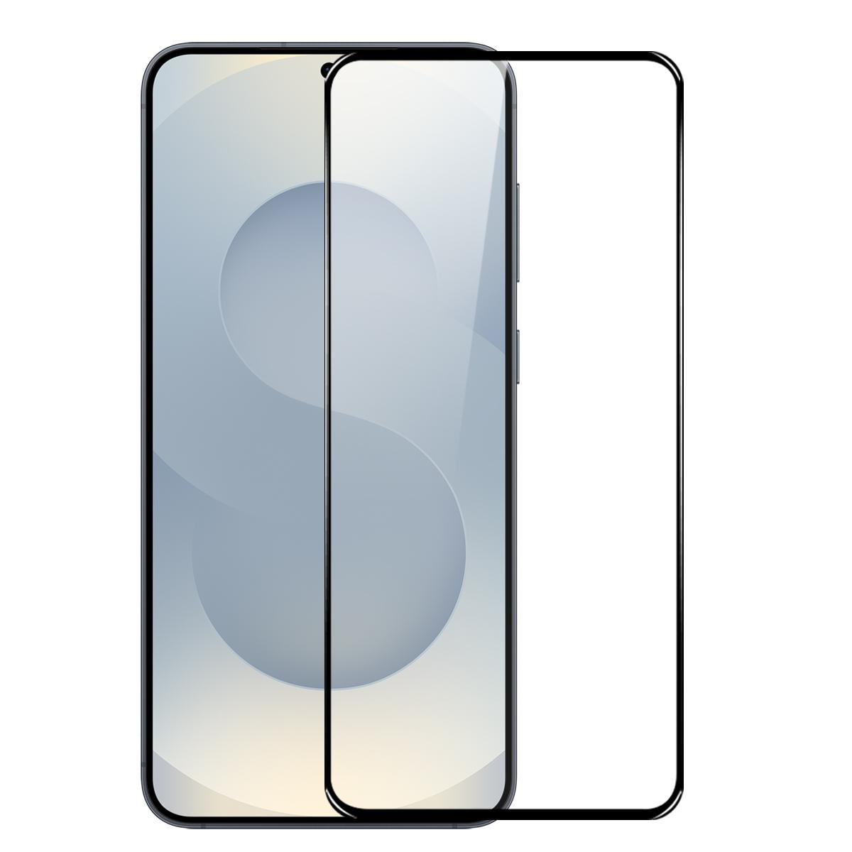 For Samsung Galaxy S25 Edge 5G NORTHJO A++ Screen Full Glue Silk Printing Tempered Glass Film, Support Fingerprint Unlock