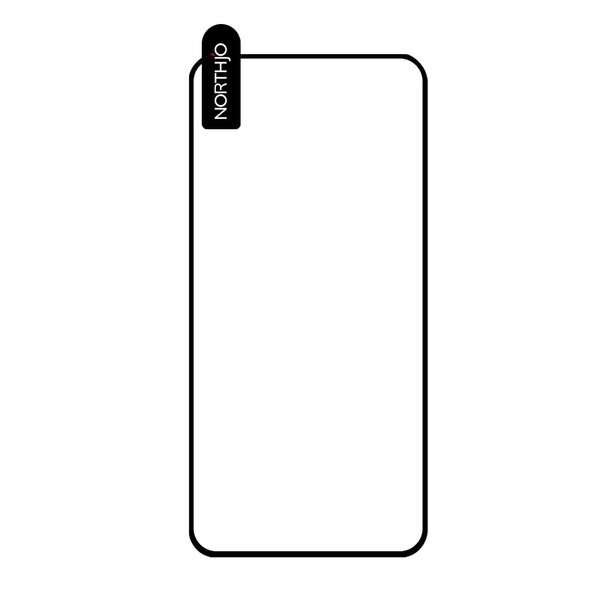 For Samsung Galaxy S25 Edge 5G NORTHJO A++ Screen Full Glue Silk Printing Tempered Glass Film, Support Fingerprint Unlock