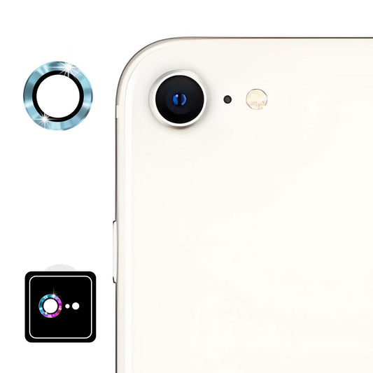 For iPhone 16e ENKAY 9H Rear Lens Aluminium Alloy Tempered Glass Film(Sierra Blue)