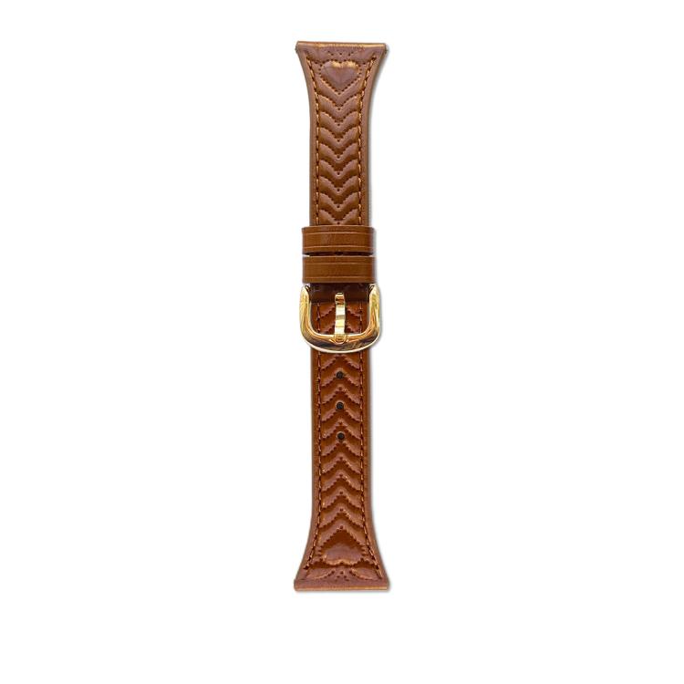 20mm Heart-Shaped Embossed Leather Watch Band, For  Amazfit Active