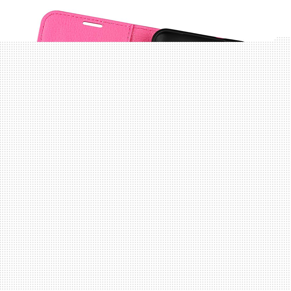 For Samsung Galaxy S25 Edge 5G Litchi Texture Horizontal Flip Leather Phone Case with Holder(Rose Red)