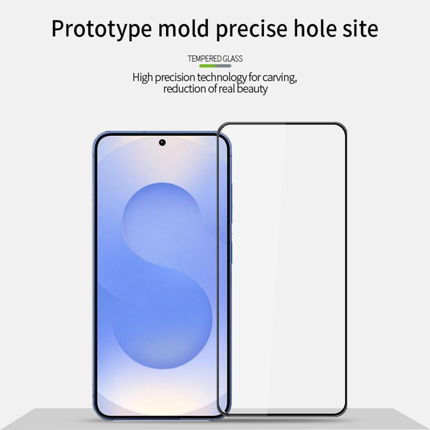 For Samsung Galaxy S25 Edge 5G MOFI 9H 3D Explosion-proof Curved Screen Tempered Glass Film(Black)