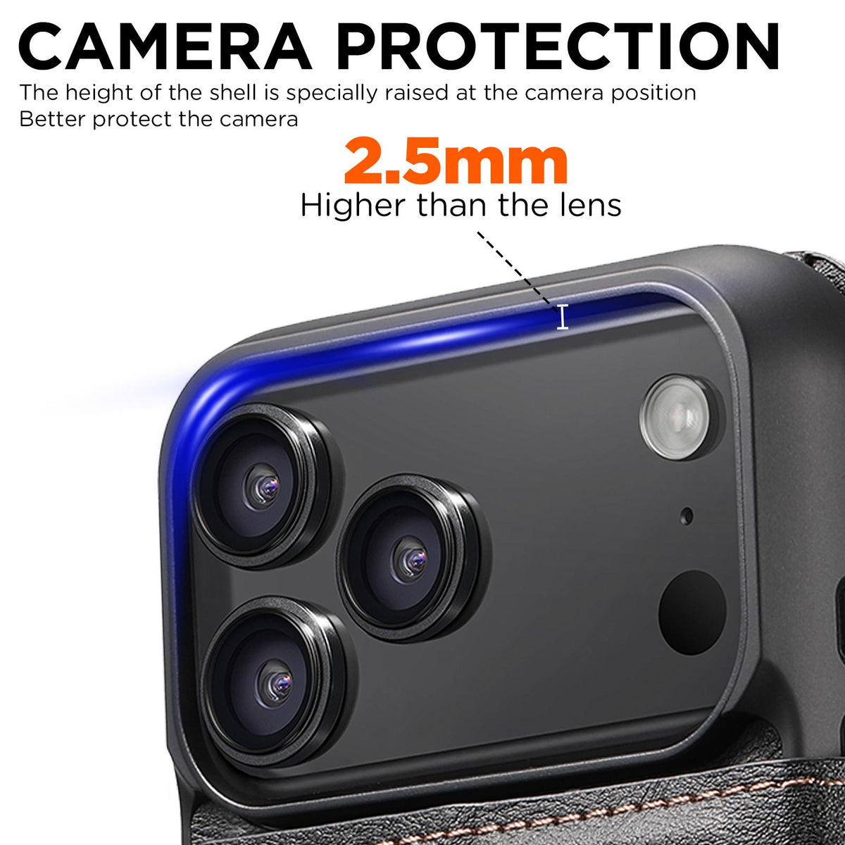 Compatible with iPhone 18 Pro Max Suteni Q05 2-in-1 Multi-function Detachable Wallet MagSafe Phone Case - Black