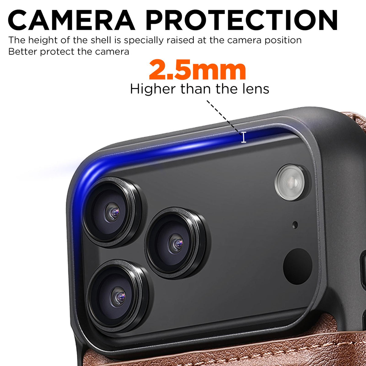 Compatible with iPhone 18 Pro Max Suteni Q05 2-in-1 Multi-function Detachable Wallet MagSafe Phone Case - Brown