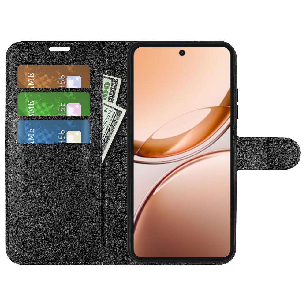For vivo V50 Lite 5G Litchi Texture Horizontal Flip Leather Phone Case with Holder(Black)