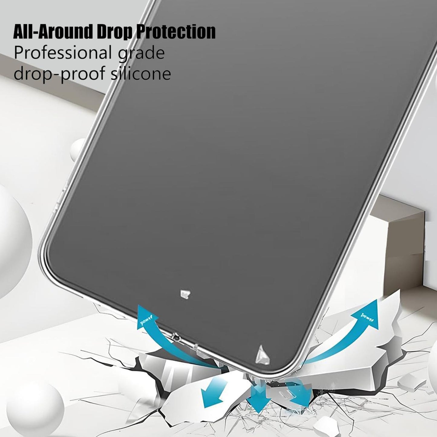 For OPPO K13 Turbo Pro Kalebol 1.5mm Thickened Rounded Corner Transparency TPU Phone Case