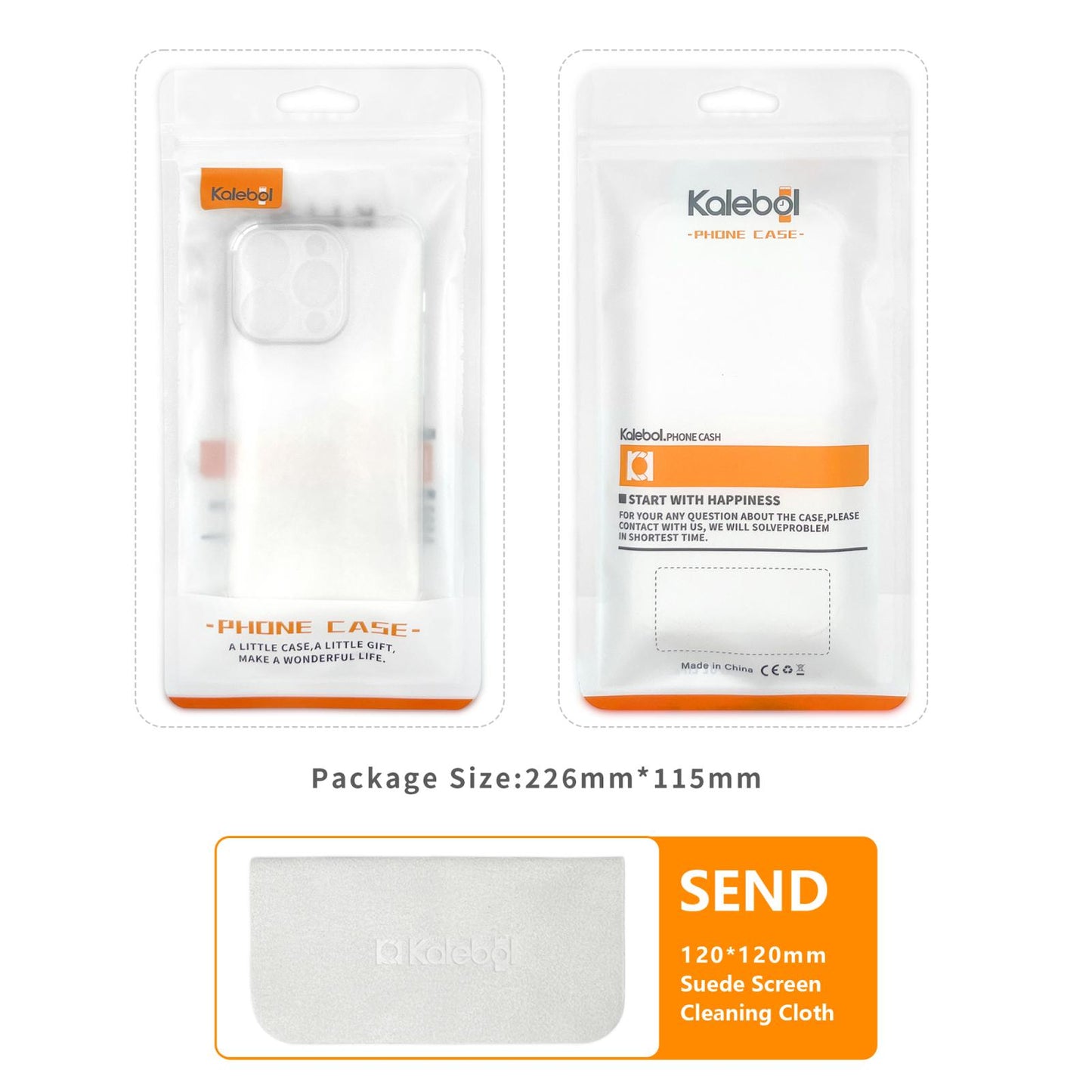 For OPPO K13 Turbo Pro Kalebol 1.5mm Thickened Rounded Corner Transparency TPU Phone Case
