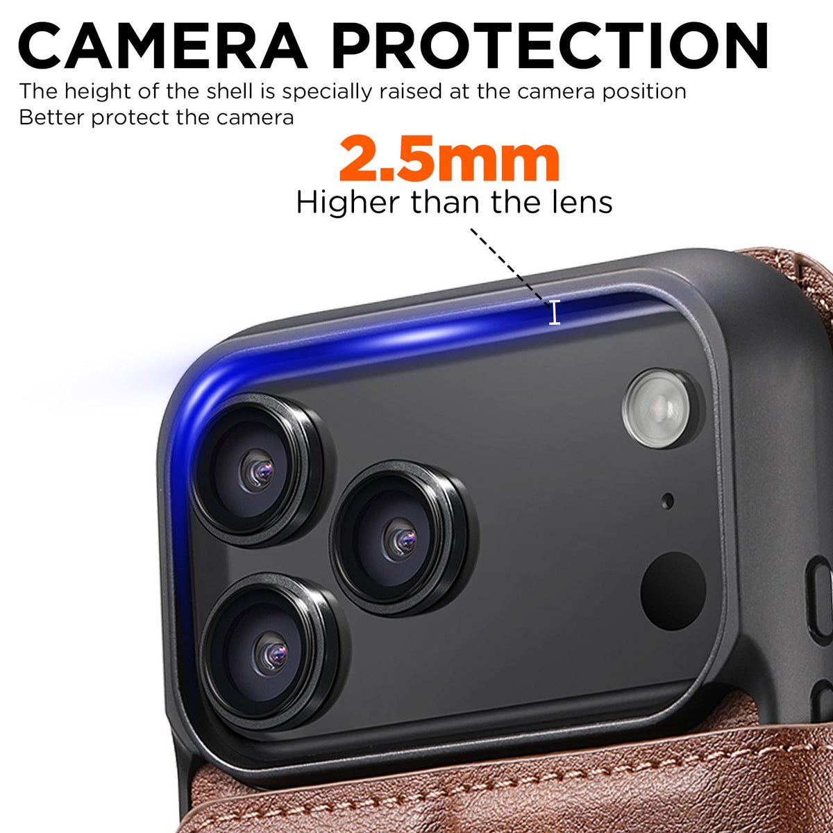 Compatible with iPhone 18 Pro Suteni Q06 2-in-1 Multi-function Detachable Wallet MagSafe Phone Case - Brown