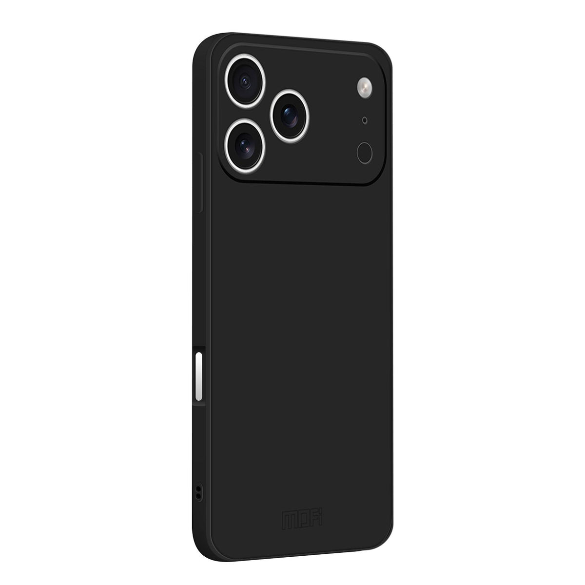 Compatible with iPhone 18 Pro Max MOFI Caring Soft Shell Liquid Silicone Skin Feel Phone Case - Black