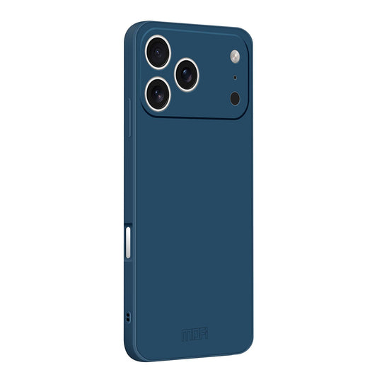 Compatible with iPhone 18 Pro Max MOFI Caring Soft Shell Liquid Silicone Skin Feel Phone Case - Blue