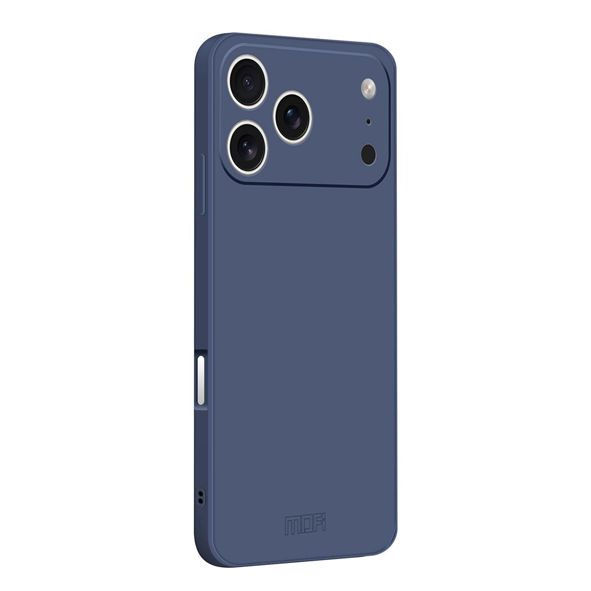 Compatible with iPhone 18 Pro Max MOFI Caring Soft Shell Liquid Silicone Skin Feel Phone Case - Grayish Blue