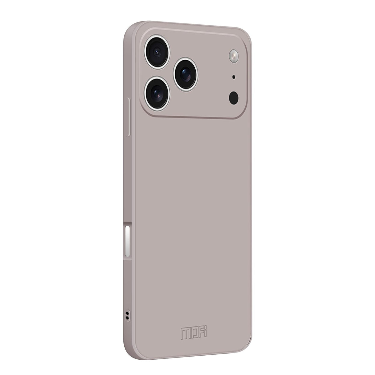Compatible with iPhone 18 Pro Max MOFI Caring Soft Shell Liquid Silicone Skin Feel Phone Case - Titanium Gray