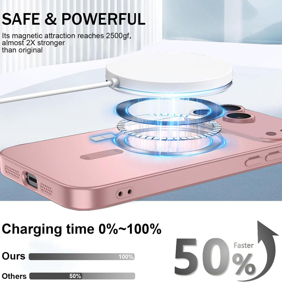Compatible with iPhone 18 Pro Max Ultra thin Metallic TPU MagSafe Phone Case with Lens Film - Pink