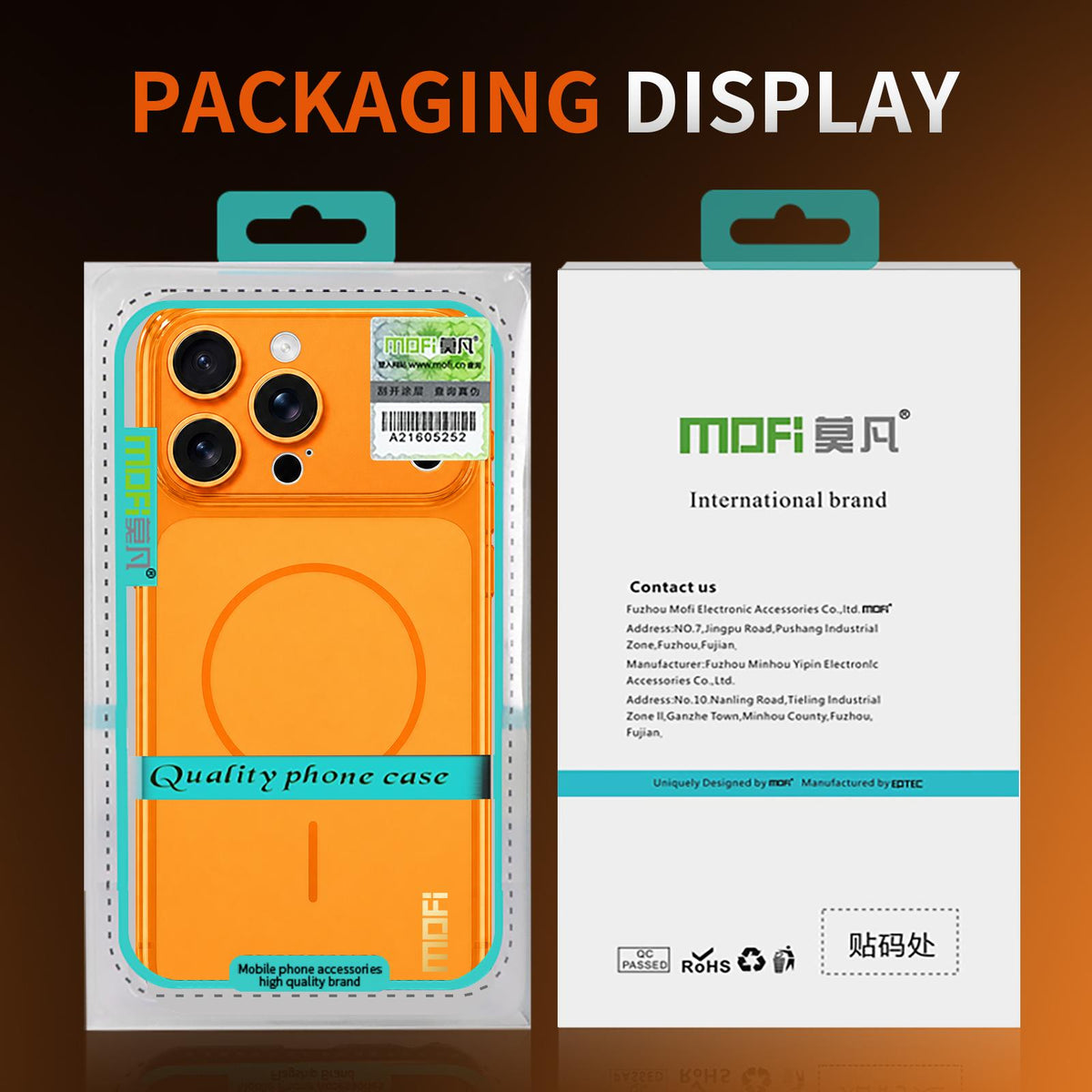 Compatible with iPhone 18 Pro Max MOFI Minimal Series Frosted Semi-Transparen TPU Phone Case with Lens Film - Gray