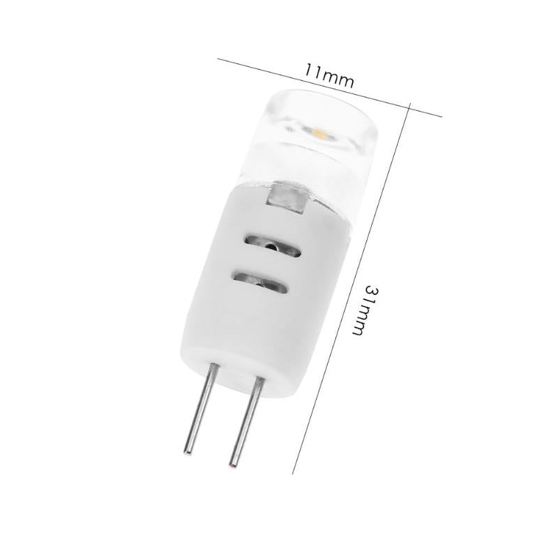 G4 1.3W 2LEDs SMD 2835 Corn Lamp for Dendritic Chandelier Crystal Lamp, AC 12V (Warm White)
