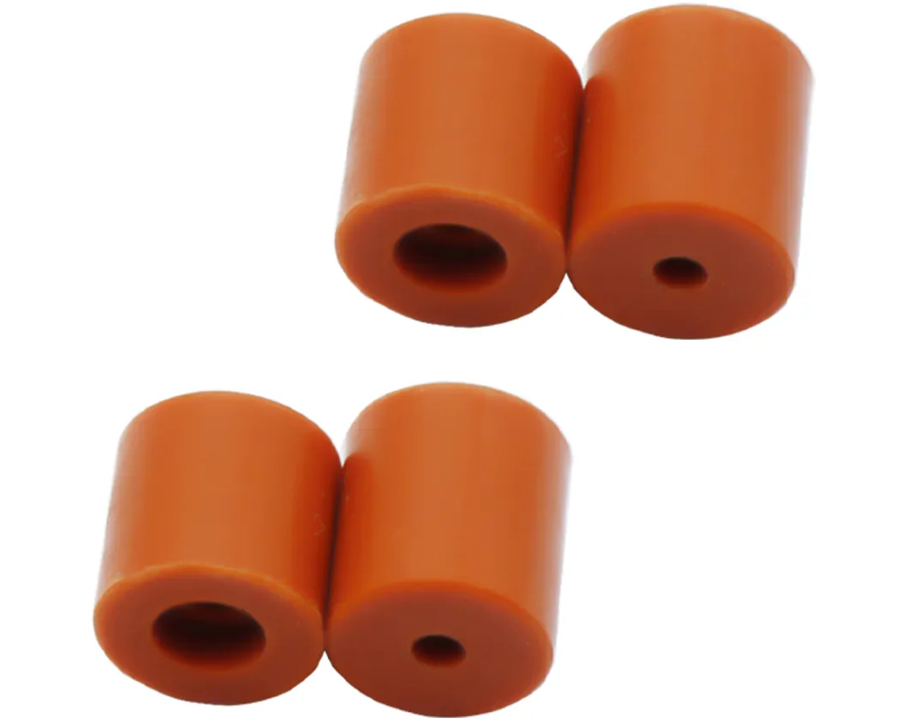 4pcs Silicone Solid Spacer Hot Bed Leveling Silica - 18mm (Orange )