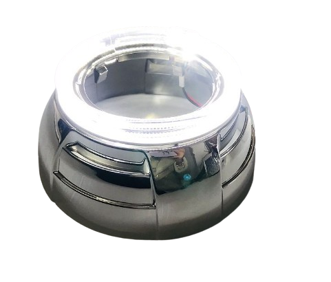 3-inch lens decorative cover LED light guide aperture angel eye modified Cayenne cover universal hood fat