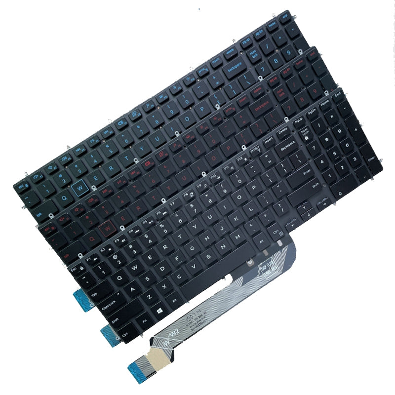 US Version Keyboard For Dell Inspiron 15-7566 5567 7567 5565 5570 7577 P65F(Blue with Backlight)