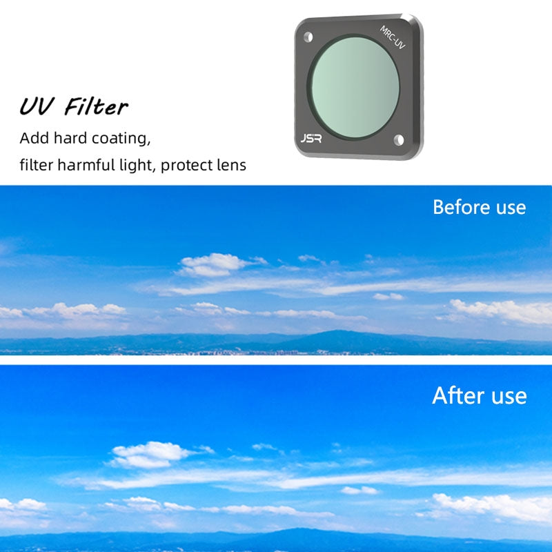 JUNESTAR Action Camera Filters For DJI Action 2,Style:  ND16