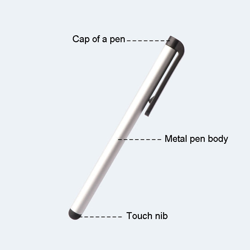 5pcs 7.0 Universal Handwriting Capacitor Pen Metal Pad Stylus(Color Random Delivery)