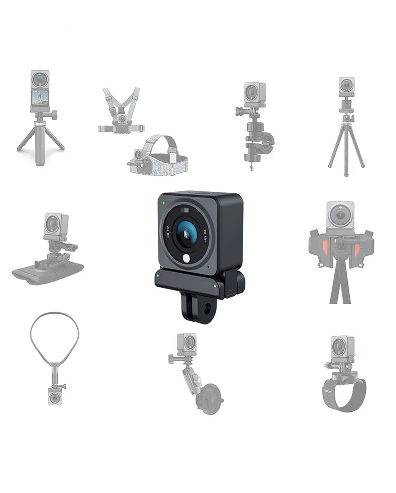 For DJI Osmo Action 4 / 3 / 2 Magnetic Adapter Tripod Connector  Bulge Mount