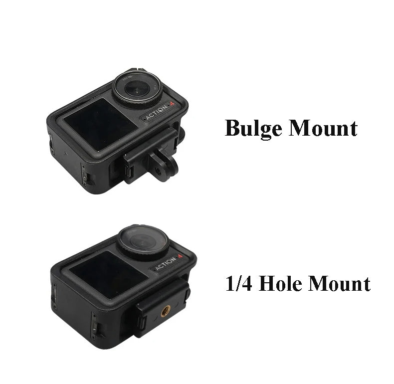 For DJI Osmo Action 4 / 3 / 2 Magnetic Adapter Tripod Connector  Bulge Mount