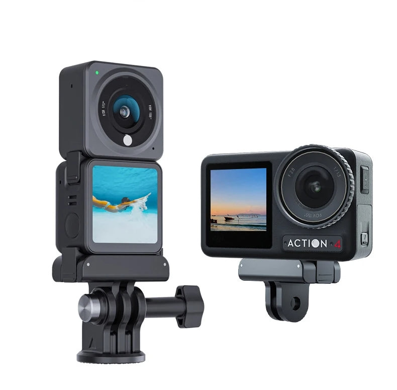 For DJI Osmo Action 4 / 3 / 2 Magnetic Adapter Tripod Connector  Bulge Mount