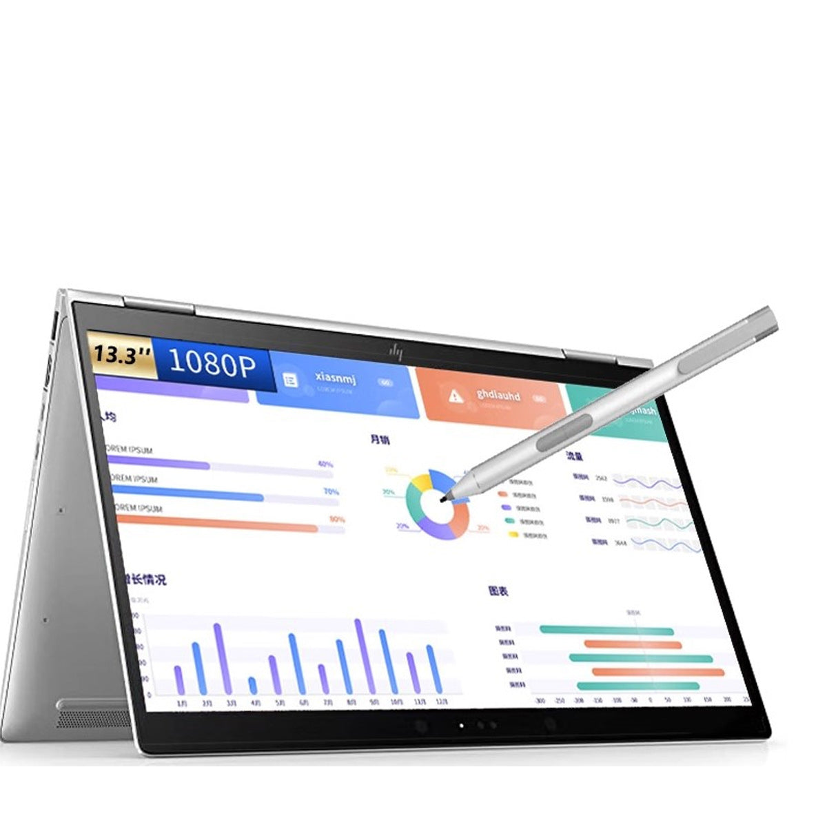For HP Elite X2 1012 G1 / G2 / 240 G6 Tablet Stylus Touch Pen