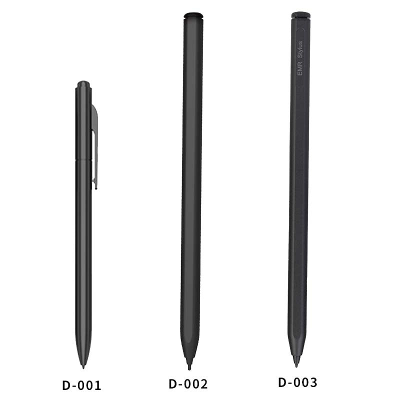 4096 Grade Pressure Sensitive EMR Stylus, Style: D-002 Standard+5 Felt Tips+1 Pen Clip
