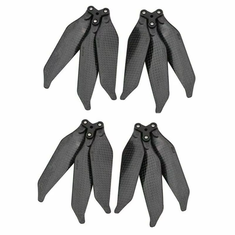 For DJI Mavic 2 Pro / Zoom 8743F Carbon Fiber Three-blade Propeller, Spec: 2pairs