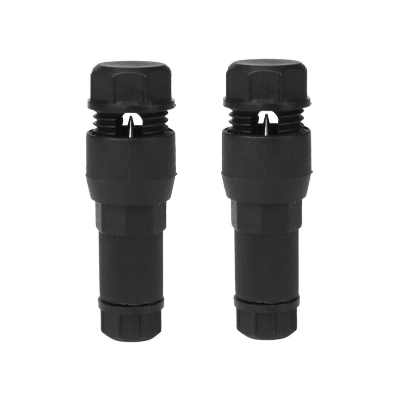 2pcs /Pack Stripping-free Thimble T-shaped Connector Downlight Wiring-free Connector(Black)