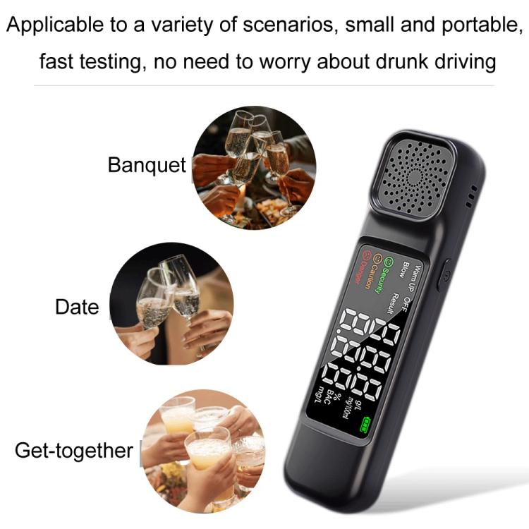 High-Precision Air-Blowing Alcohol Concentration Detector(AM03)