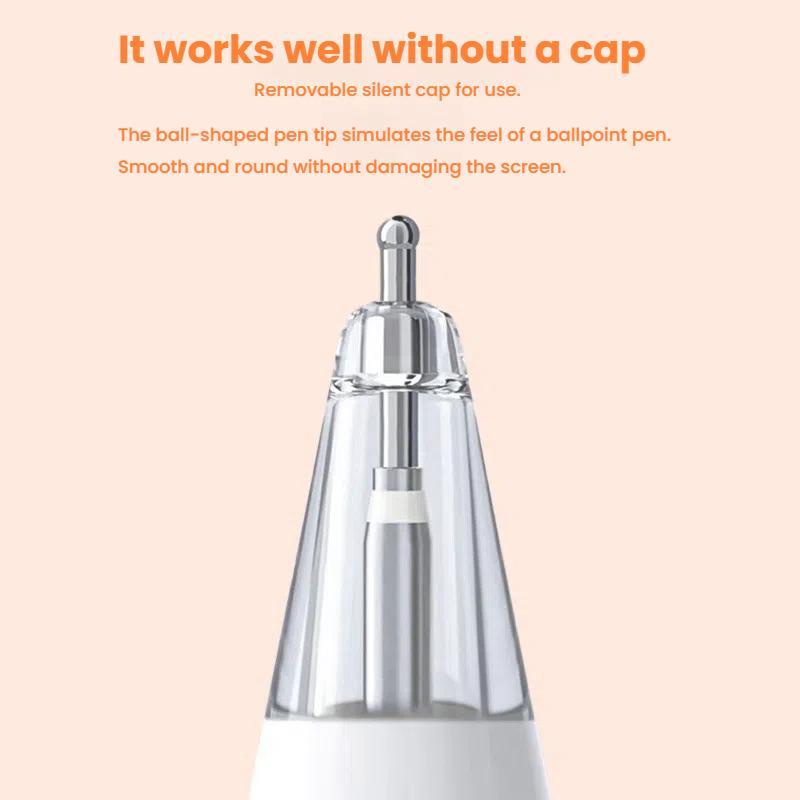 For Xiaomi Smart Pen 2nd Gen Replacement Tip Damped Needle-tip Pen Nib With 2 Circles Pen Tip Cap Transparent