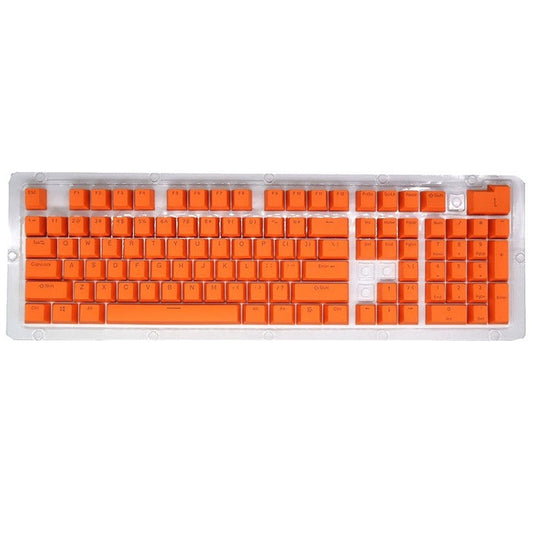 For Mechanical Keyboard 104 Keys Injection Molding PBT Keycap Set - Orange